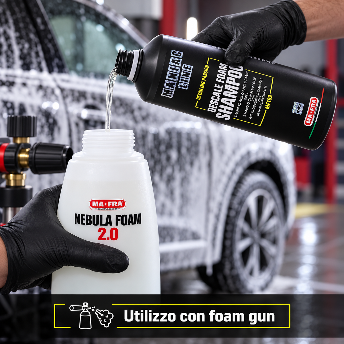 Descale Foam Shampoo anticalcare - MA-FRA Maniac Line