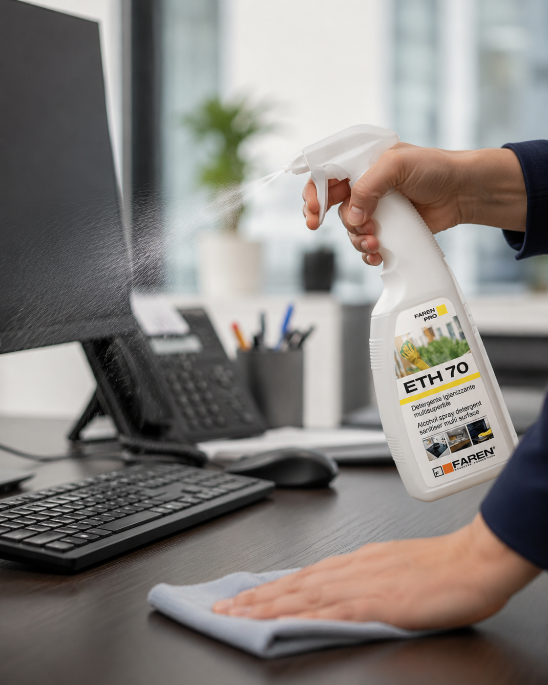 Faren ETH 70 - detergente igienizzante base alcolica 70%