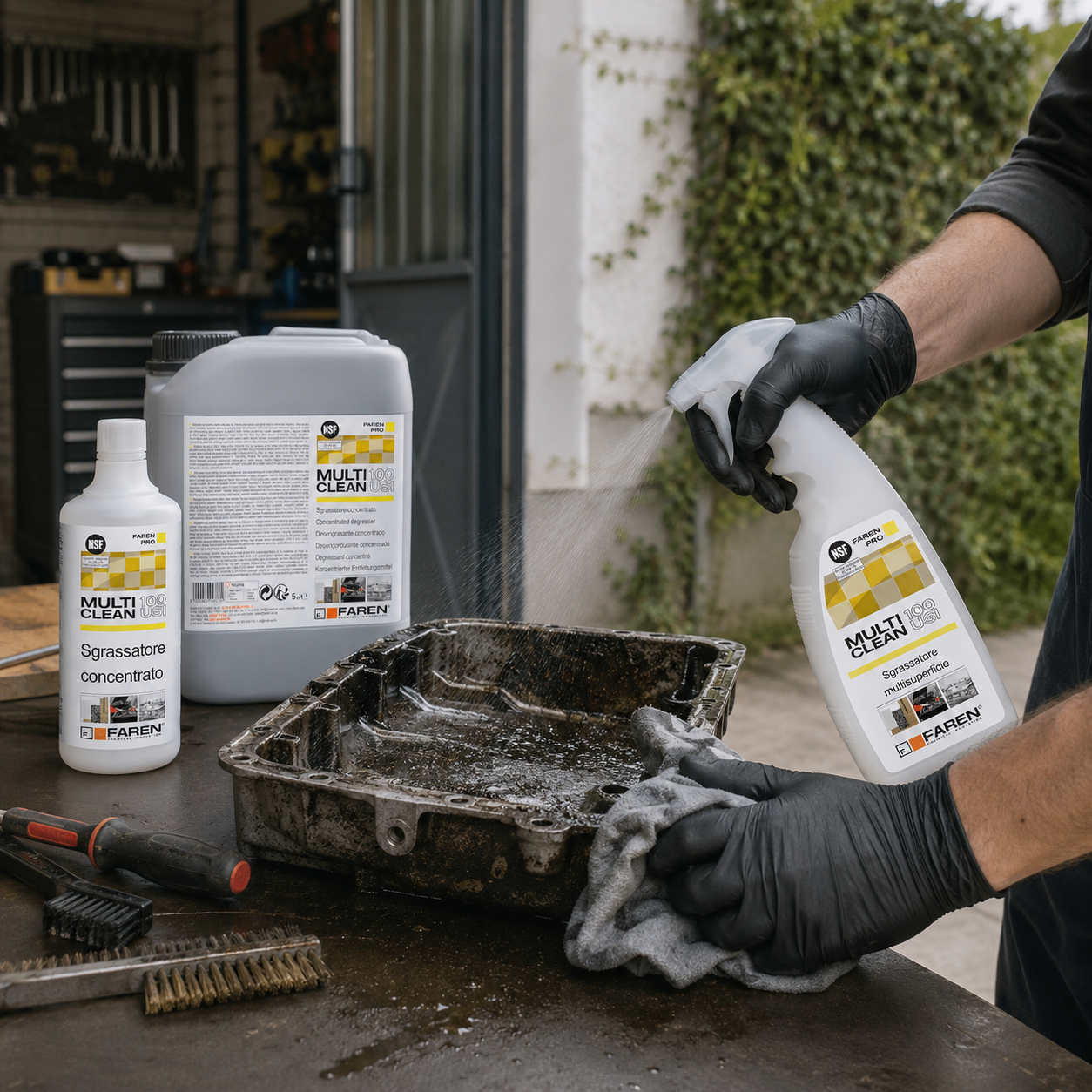 Faren Multiclean 100 Usi - Sgrassatore concentrato