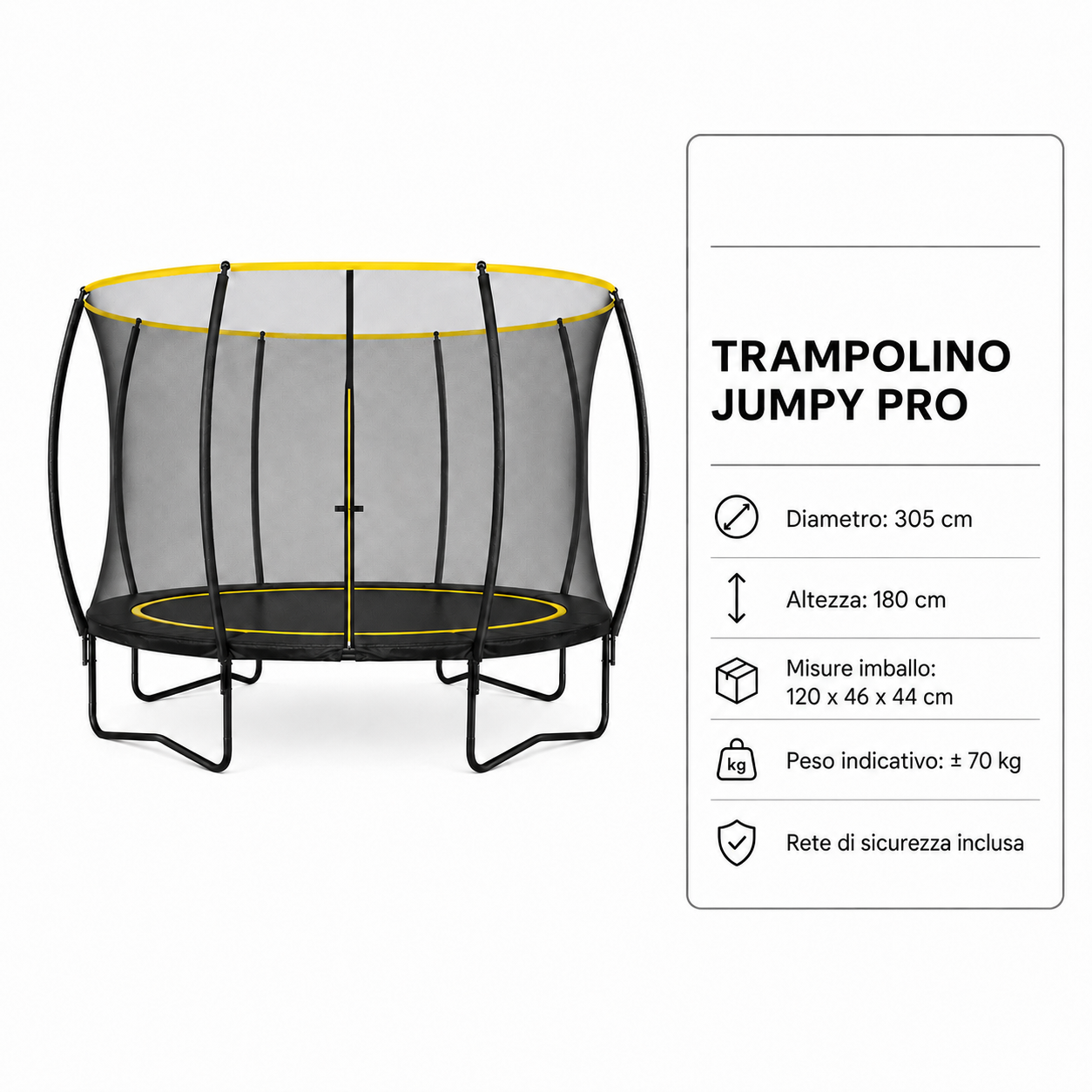 Trampolino Jumpy Pro