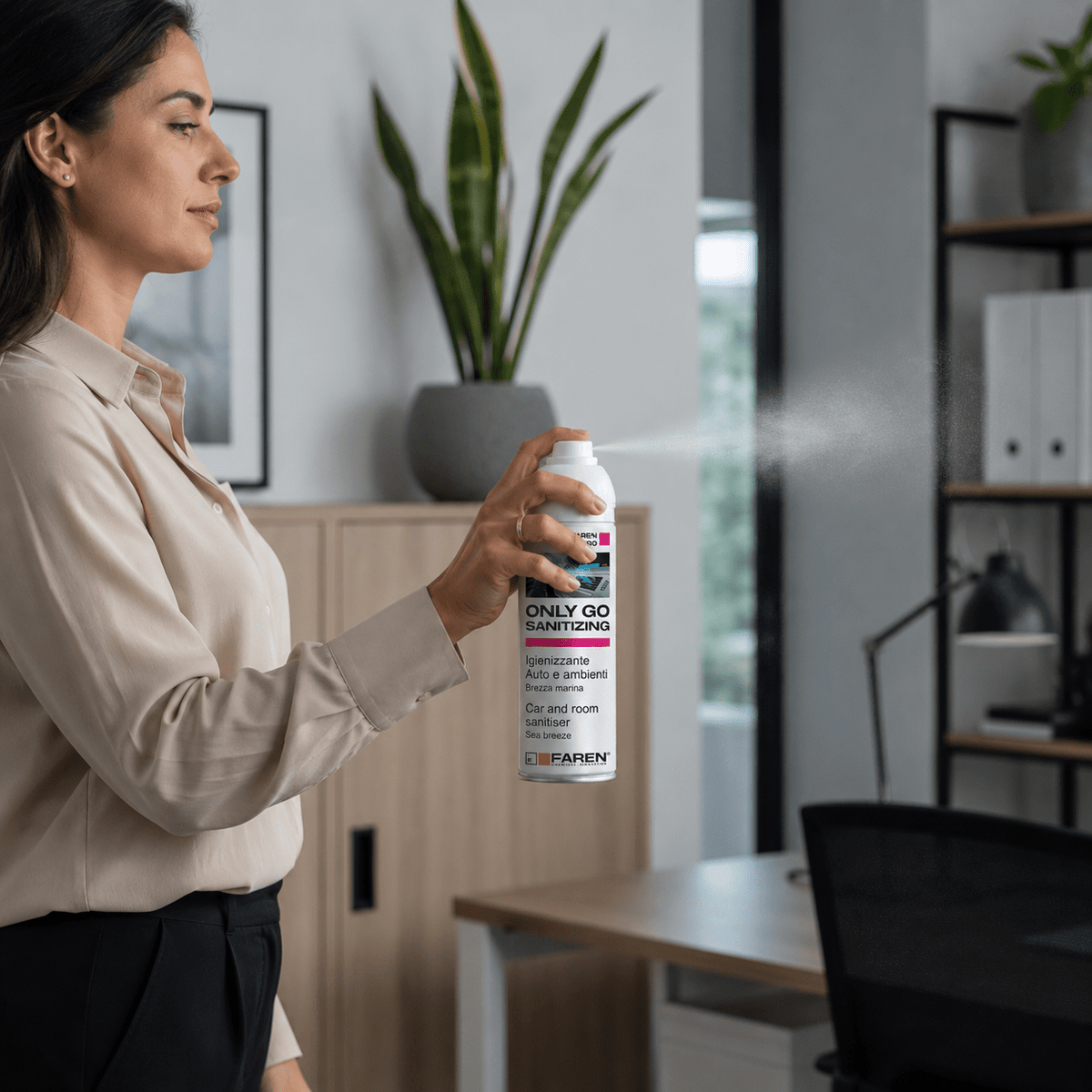 Faren Only Go Sanitizing - igienizzante auto e ambienti - ELETTROFER