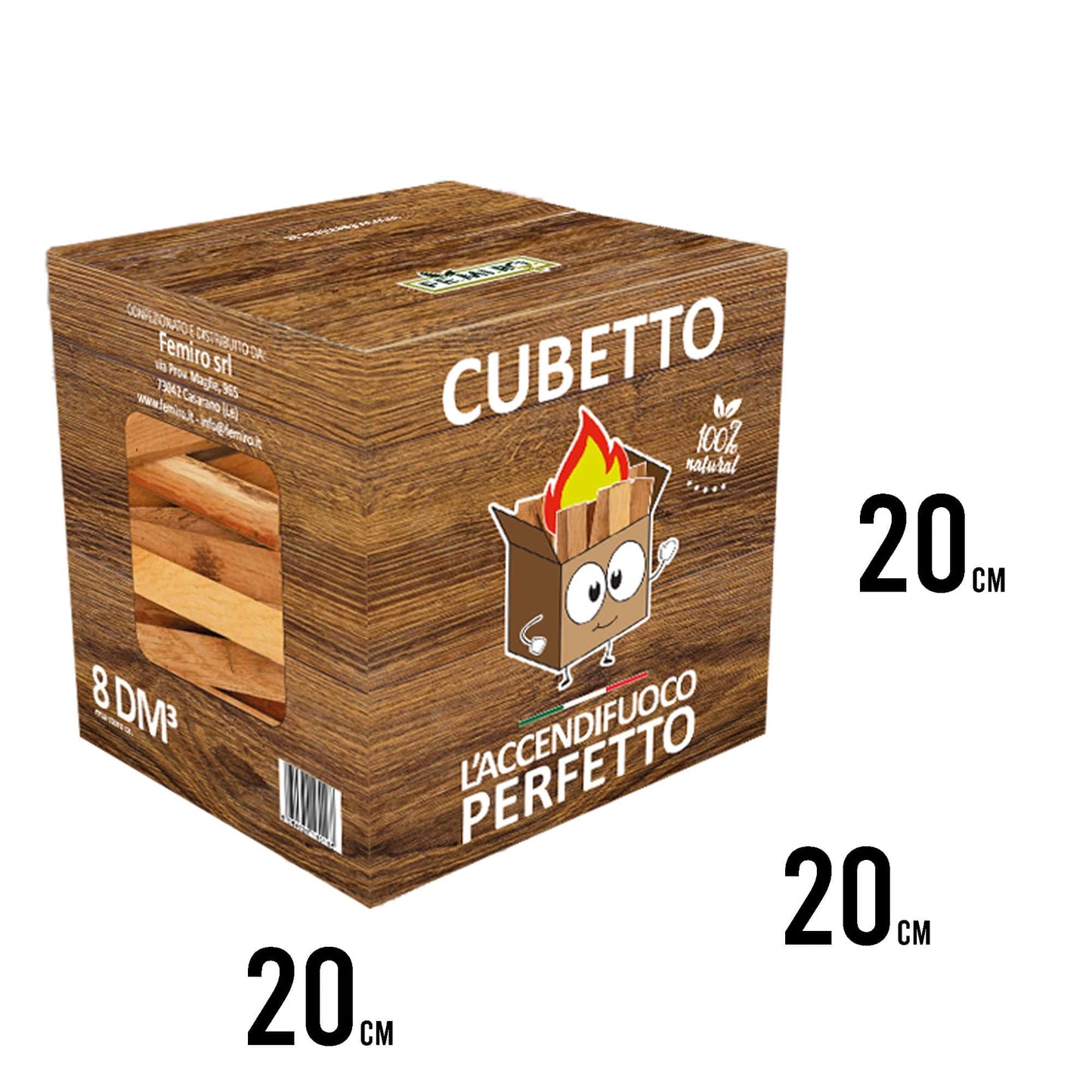 LEGNETTI ACCENDIFUOCO 4Kg - FEMIRO - ELETTROFER