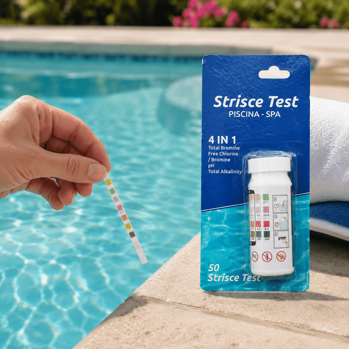 STRISCE TEST ACQUA 4 IN 1 - ELETTROFER