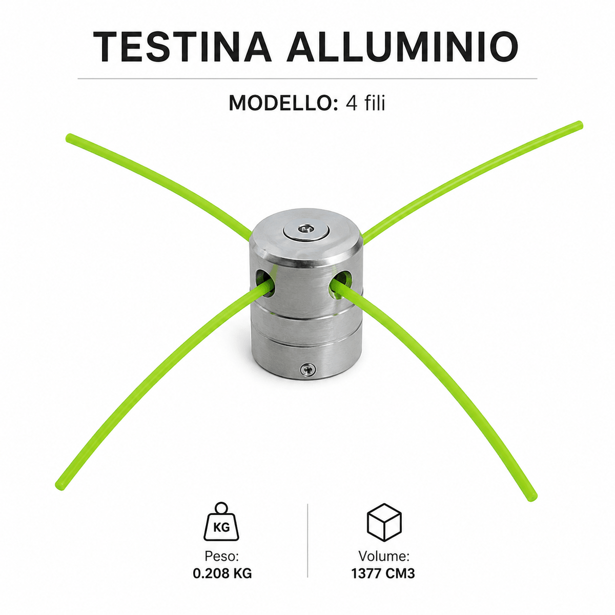 TESTINE PER DECESPUGLIATORE LIF – Multifilo PVC e Alluminio - ELETTROFER