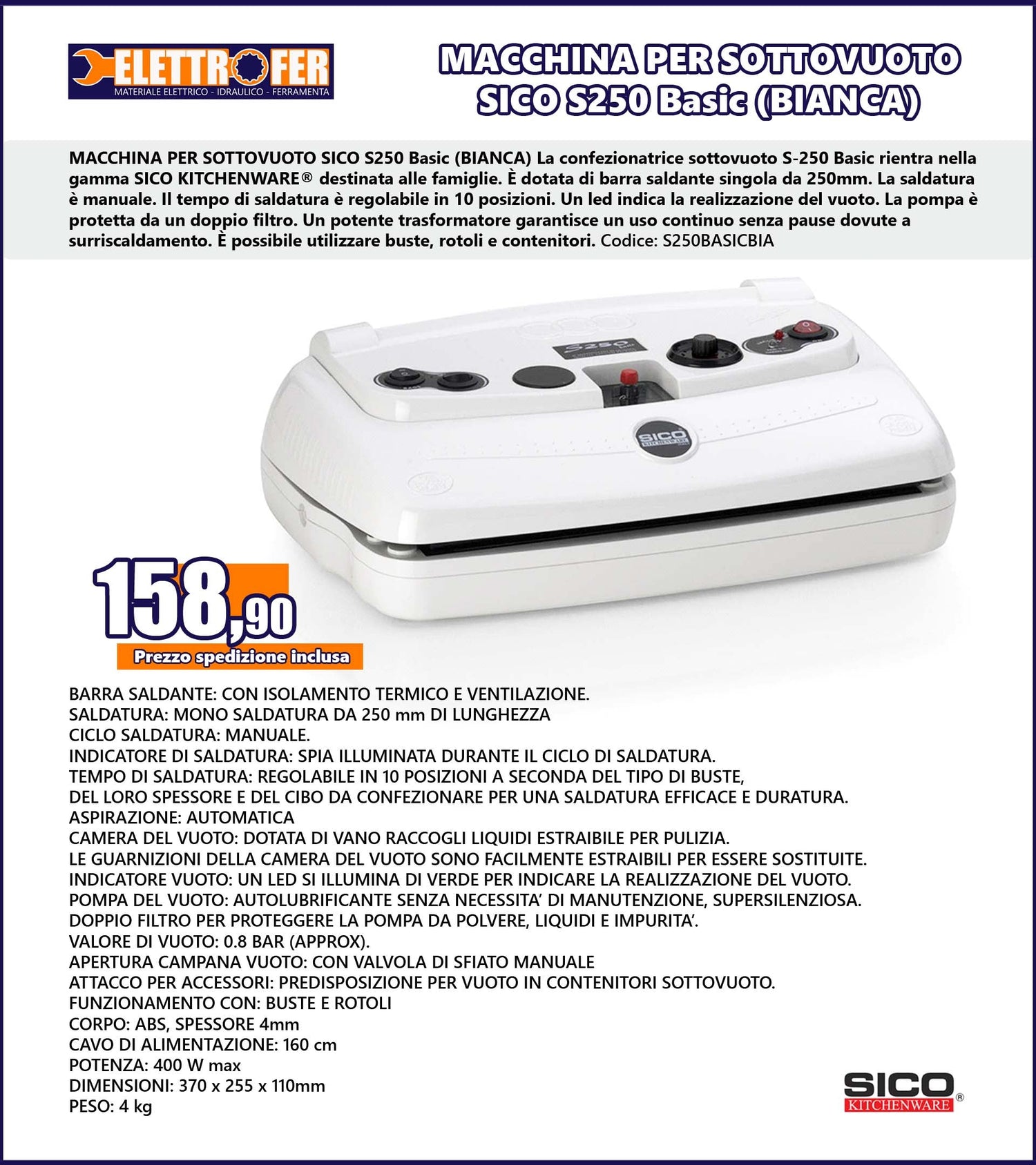 CASALINGHI - ELETTROFER