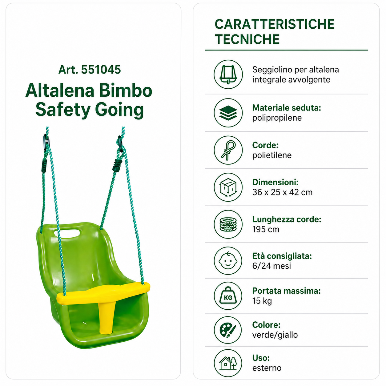 Altalene Bimbo “Safety Going”