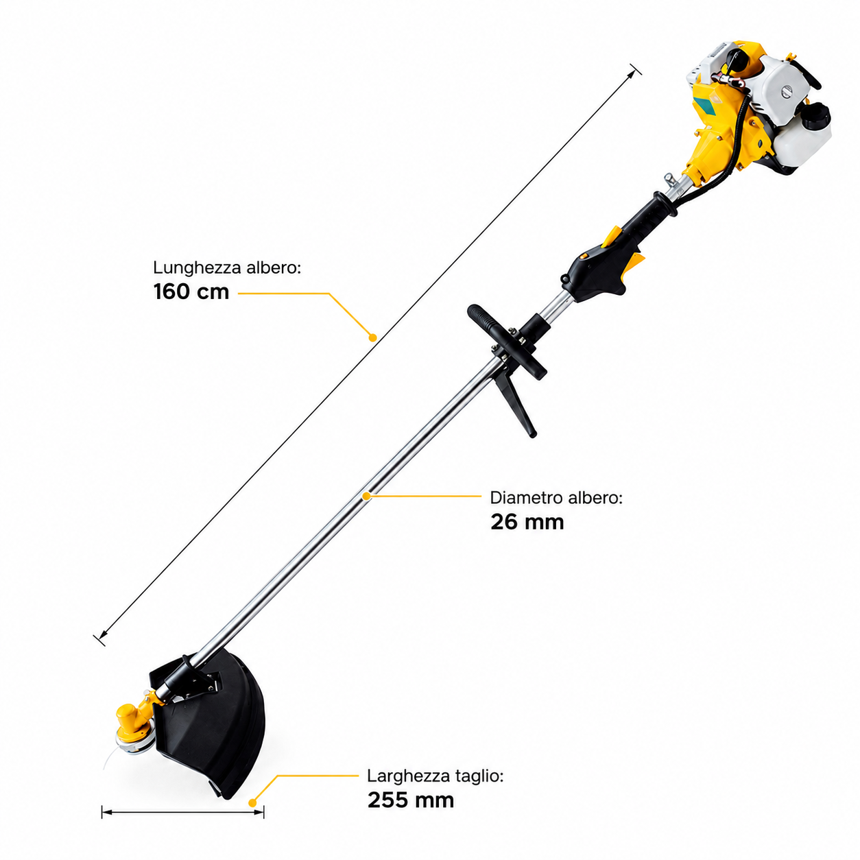 DECESPUGLIATORE A SCOPPIO PG430W LIF - 1,5 HP - CARBURATORE WALBRO
