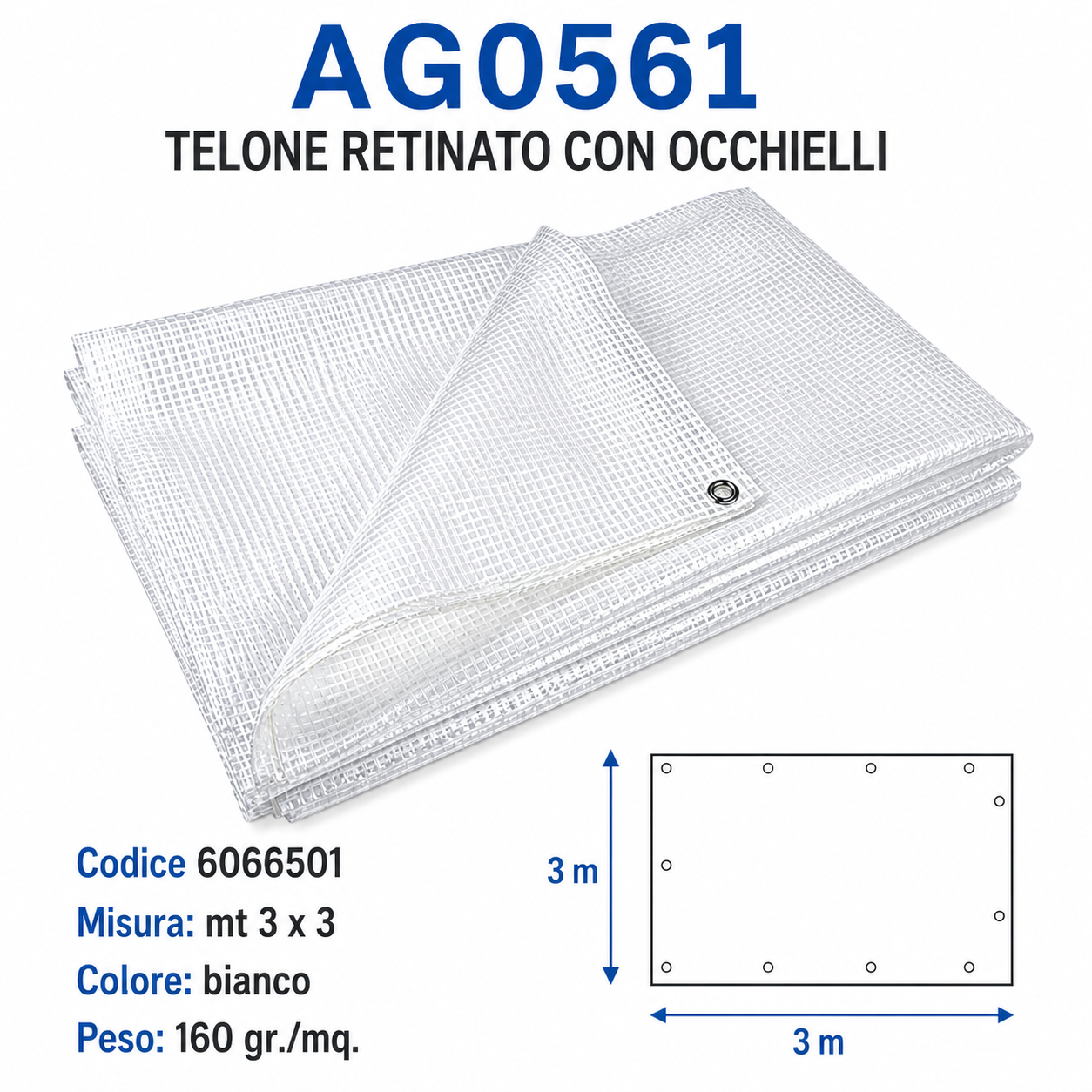 TELO RETINATO PER COPERTURA ANTI-UV