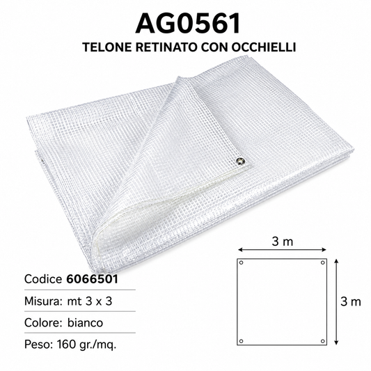 TELO RETINATO PER COPERTURA ANTI-UV