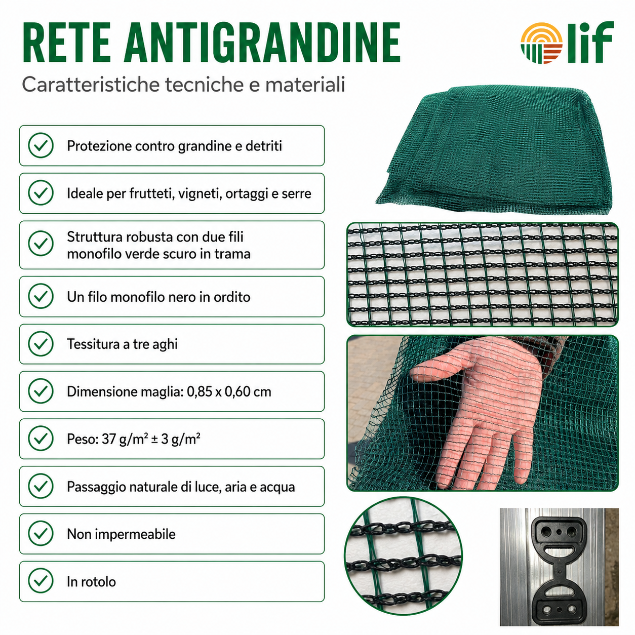 RETE ANTIGRANDINE