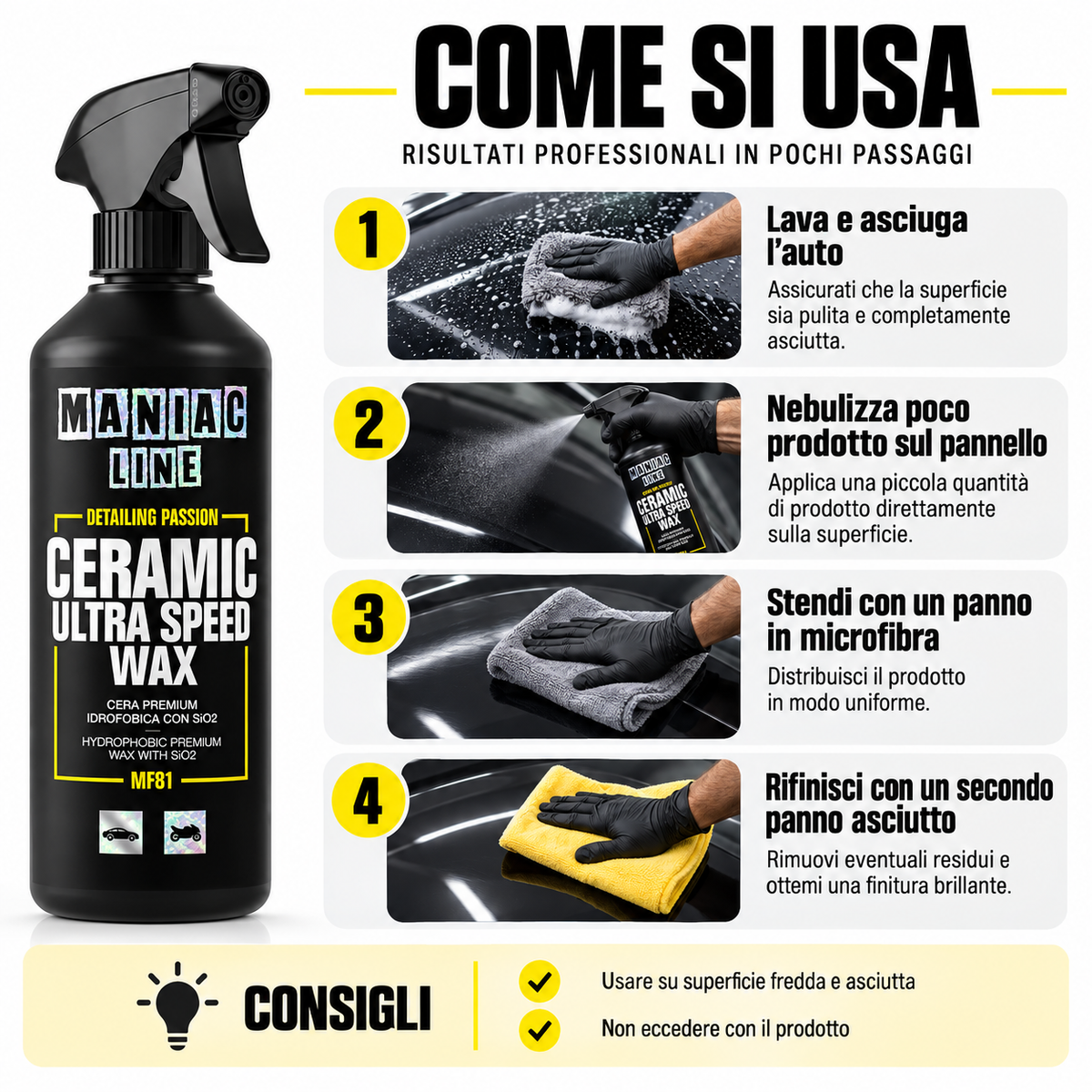 Ceramic Ultra Speed cera spray - MA-FRA Maniac Line