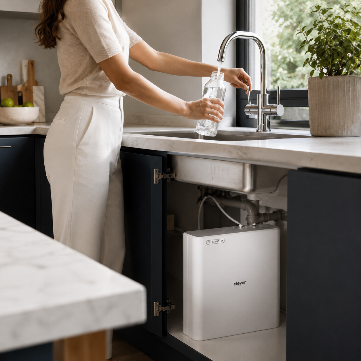 Clever Pure Slim - sistema di ultra-filtrazione acqua