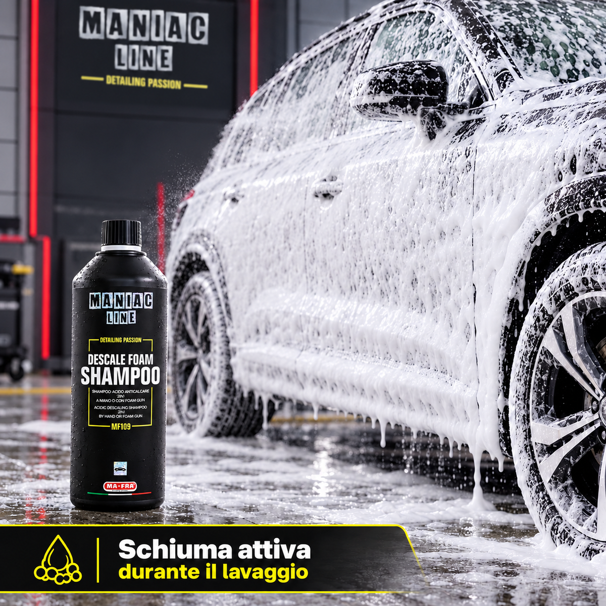 Descale Foam Shampoo anticalcare - MA-FRA Maniac Line
