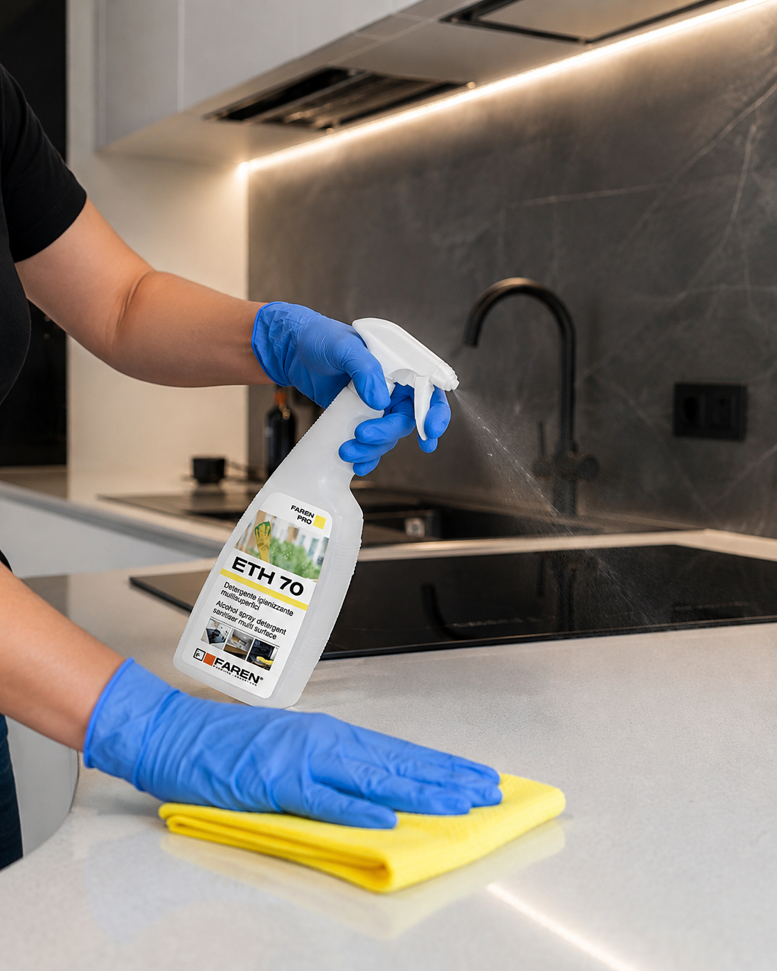 Faren ETH 70 - detergente igienizzante base alcolica 70%