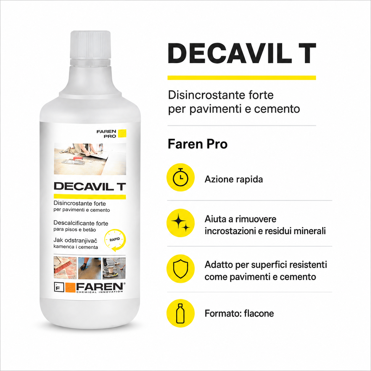 Faren Decavil T disincrostante forte concentrato