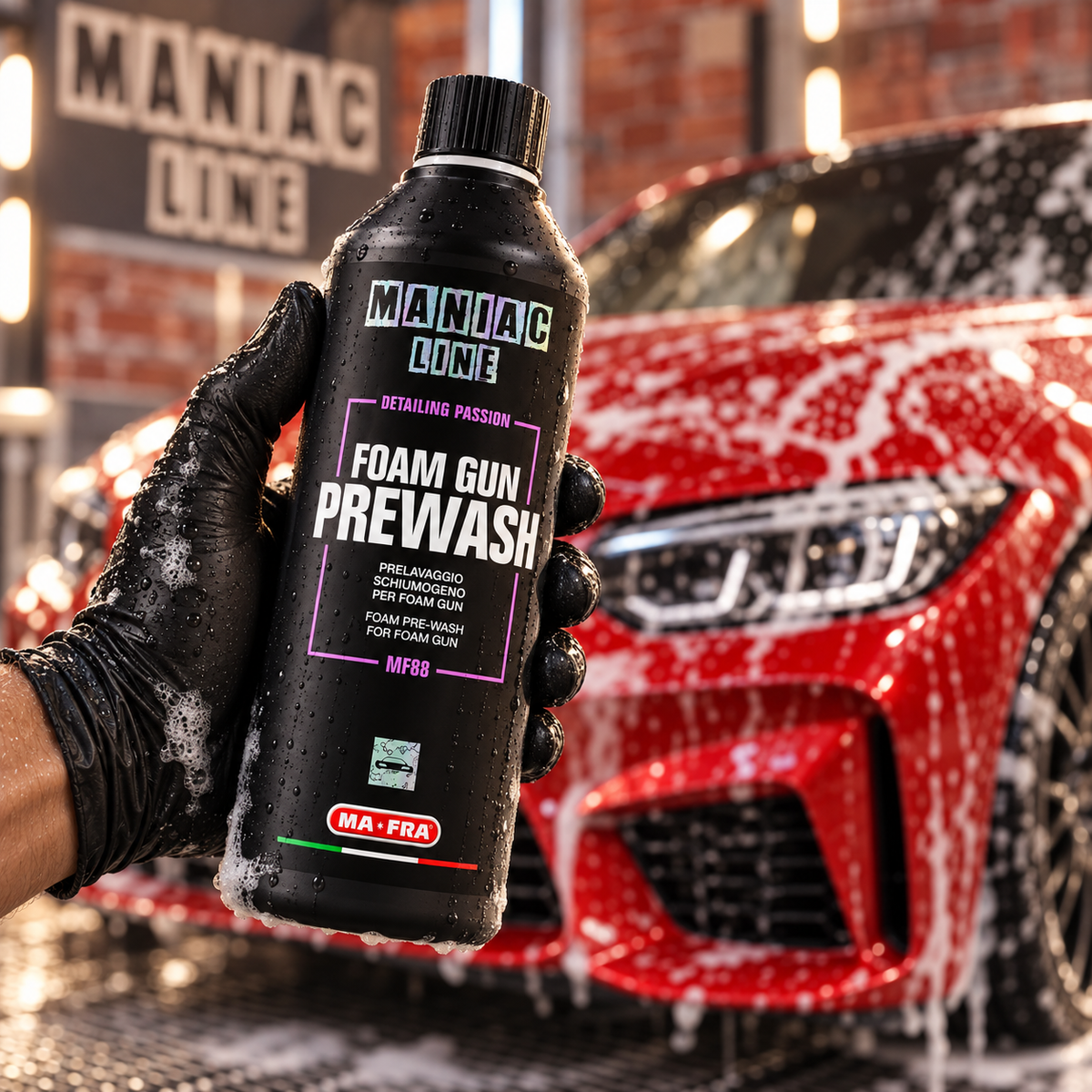 Line Foam Gun Prewash prelavaggio schiumogeno concentrato - MA-FRA Maniac Line