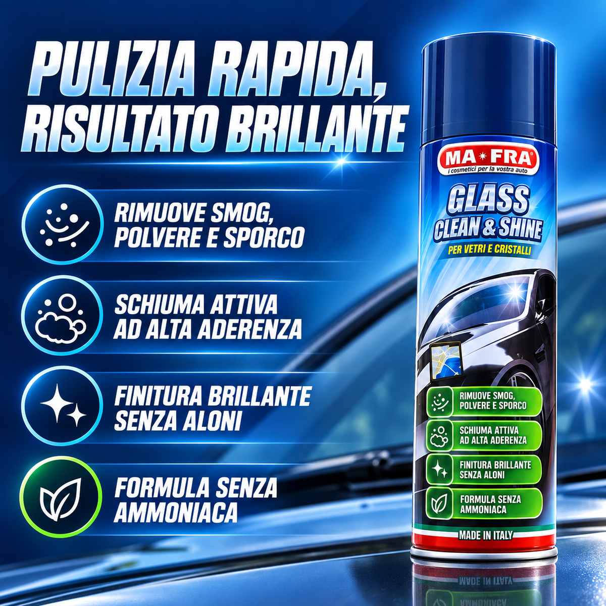 Glass Clean & Shine Pulitore vetri - MA-FRA