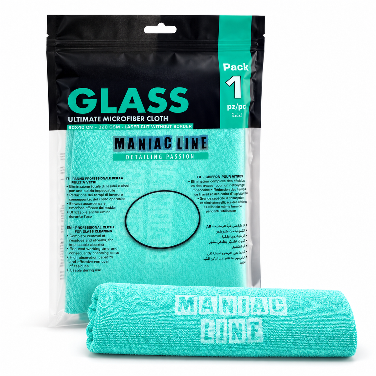 Glass Ultimate panno vetri professionale - MA-FRA Maniac Line