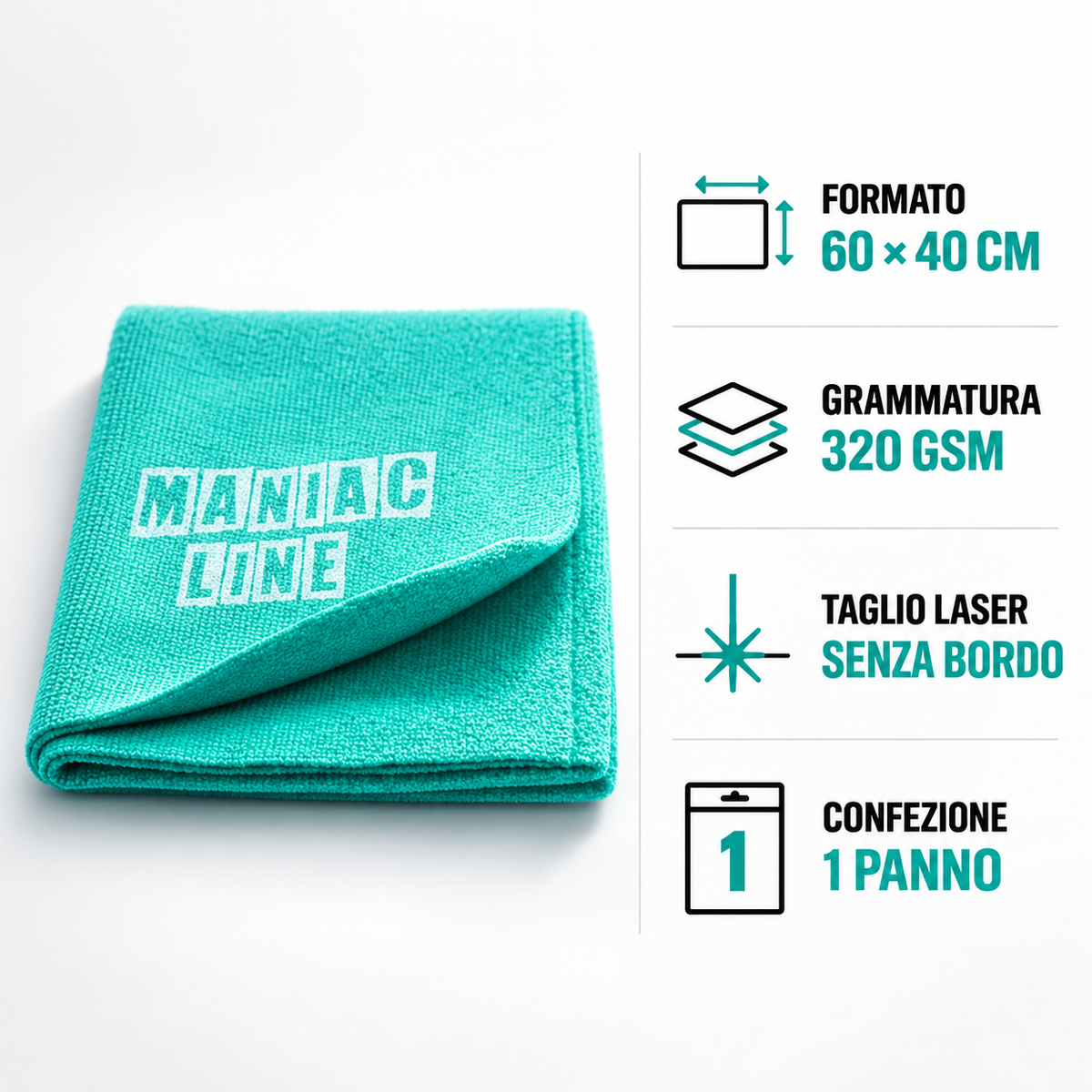 Glass Ultimate panno vetri professionale - MA-FRA Maniac Line