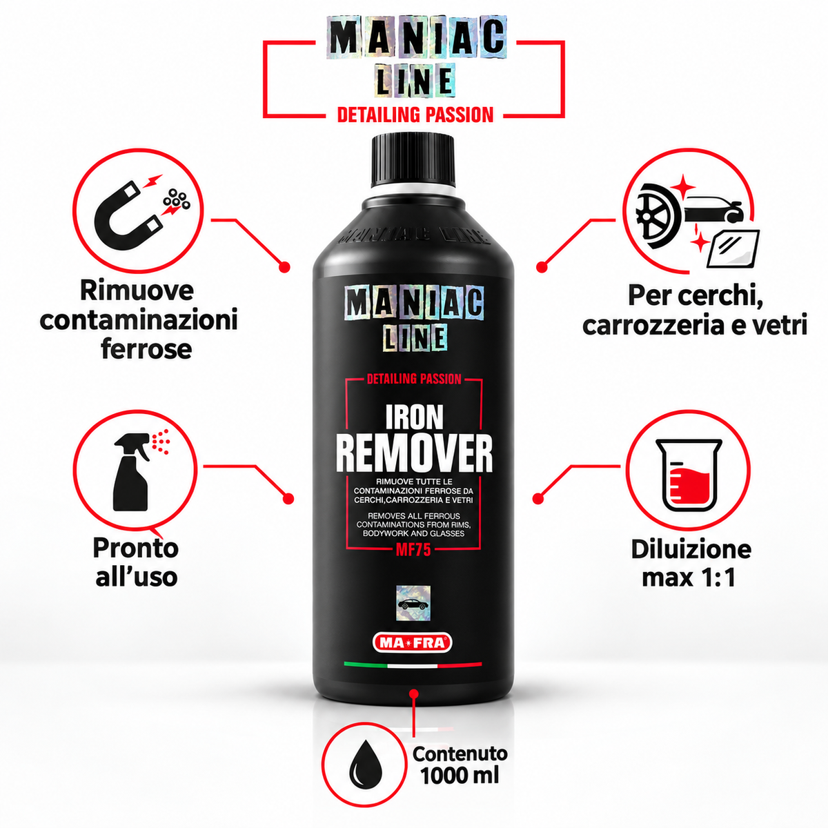 Iron Remover decontaminante ferroso - MA-FRA Maniac Line