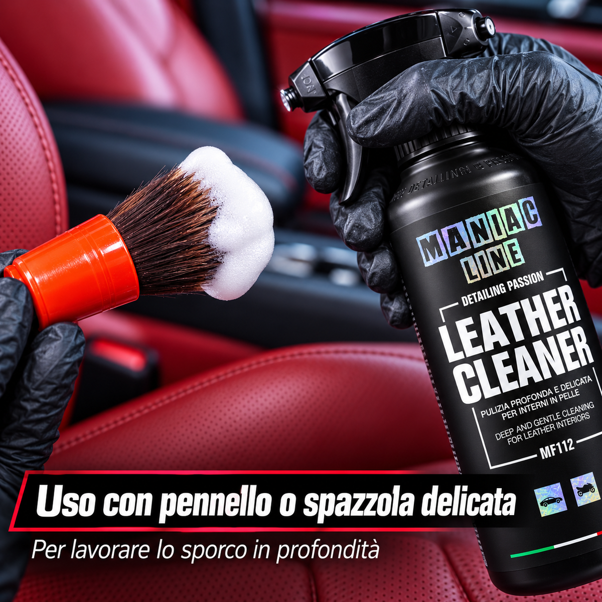 Leather Cleaner pulitore pelle auto - MA-FRA Maniac Line