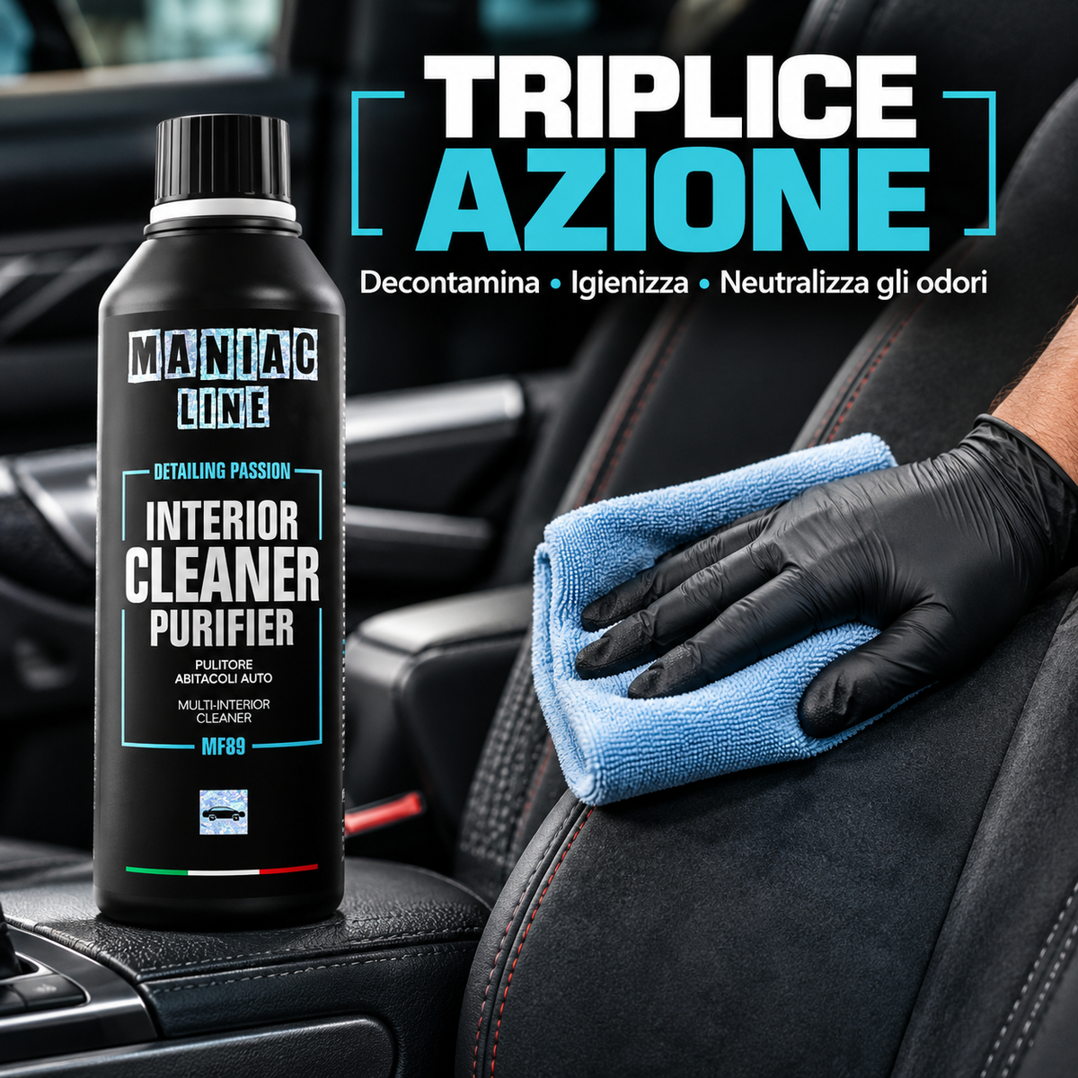 Interior Cleaner Purifier pulitore specifico per gli interni - MA-FRA Maniac Line