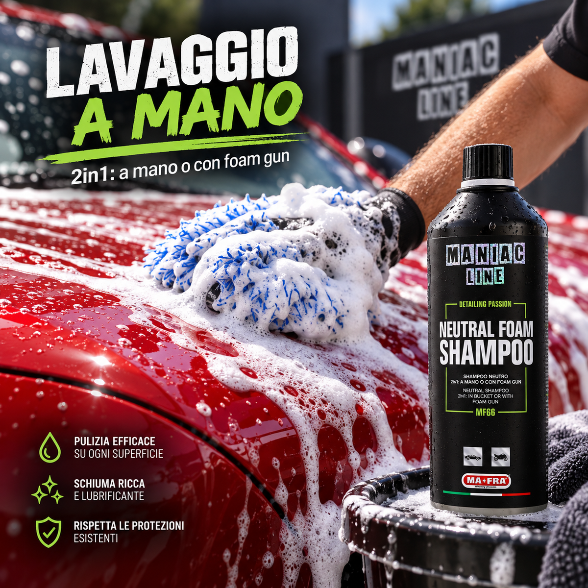 Neutral Foam Shampoo - MA-FRA Maniac Line