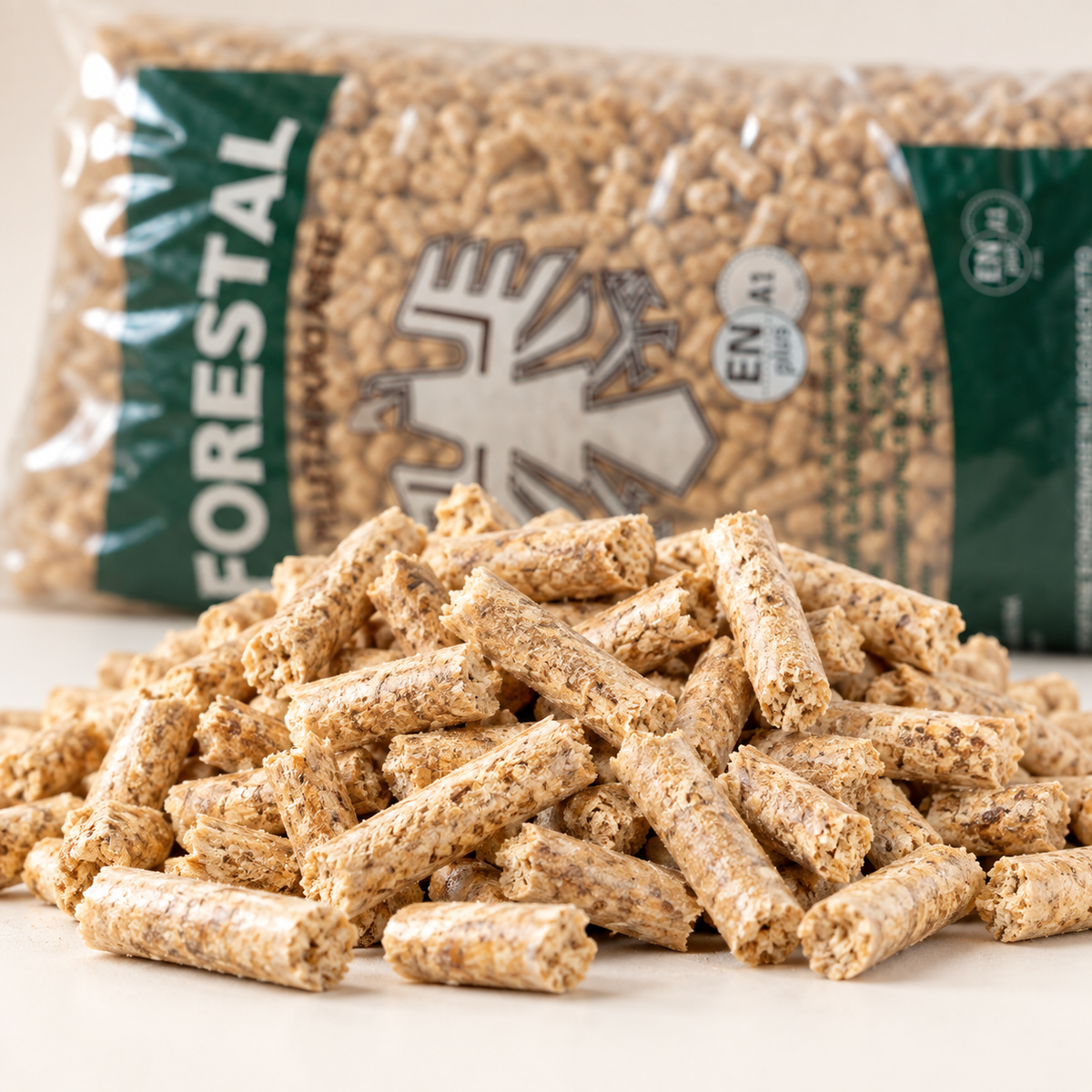 Pellet Forestal 100% abete ENplus A1 - Sacco 15 kg