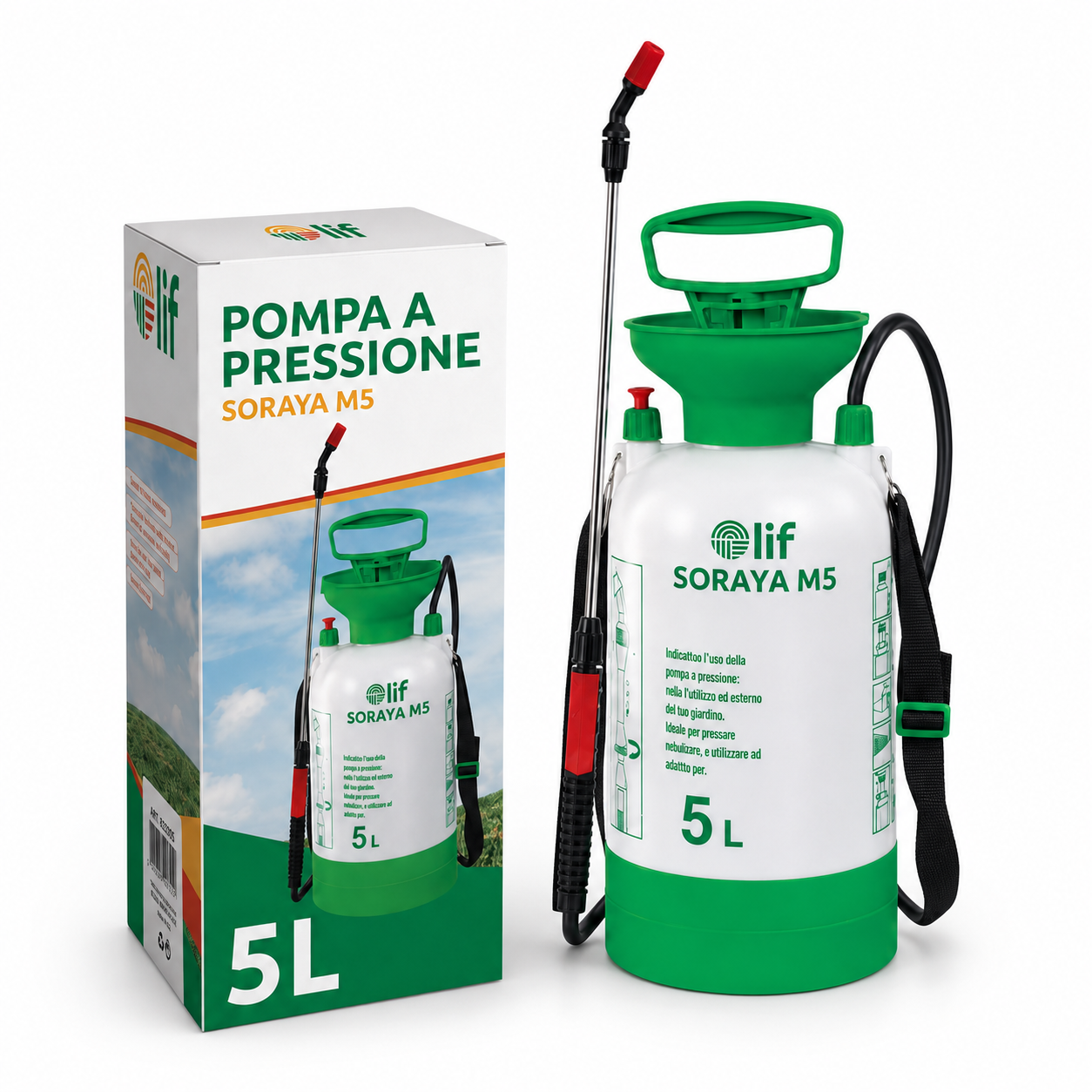Pompa a pressione SORAYA LIF DA 5Lt. o 8Lt.