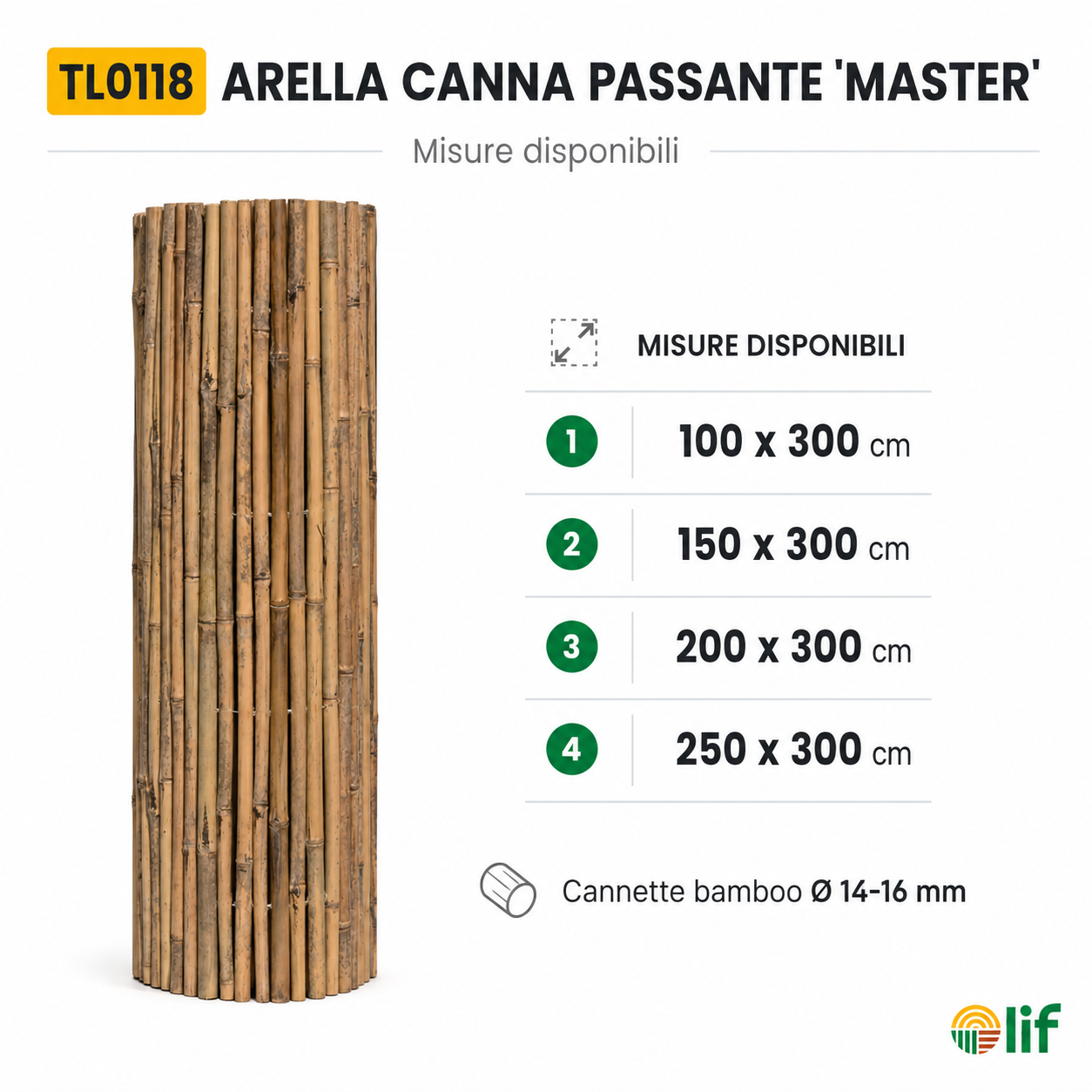 ARELLA CANNA PASSANTE 'MASTER' - LIF