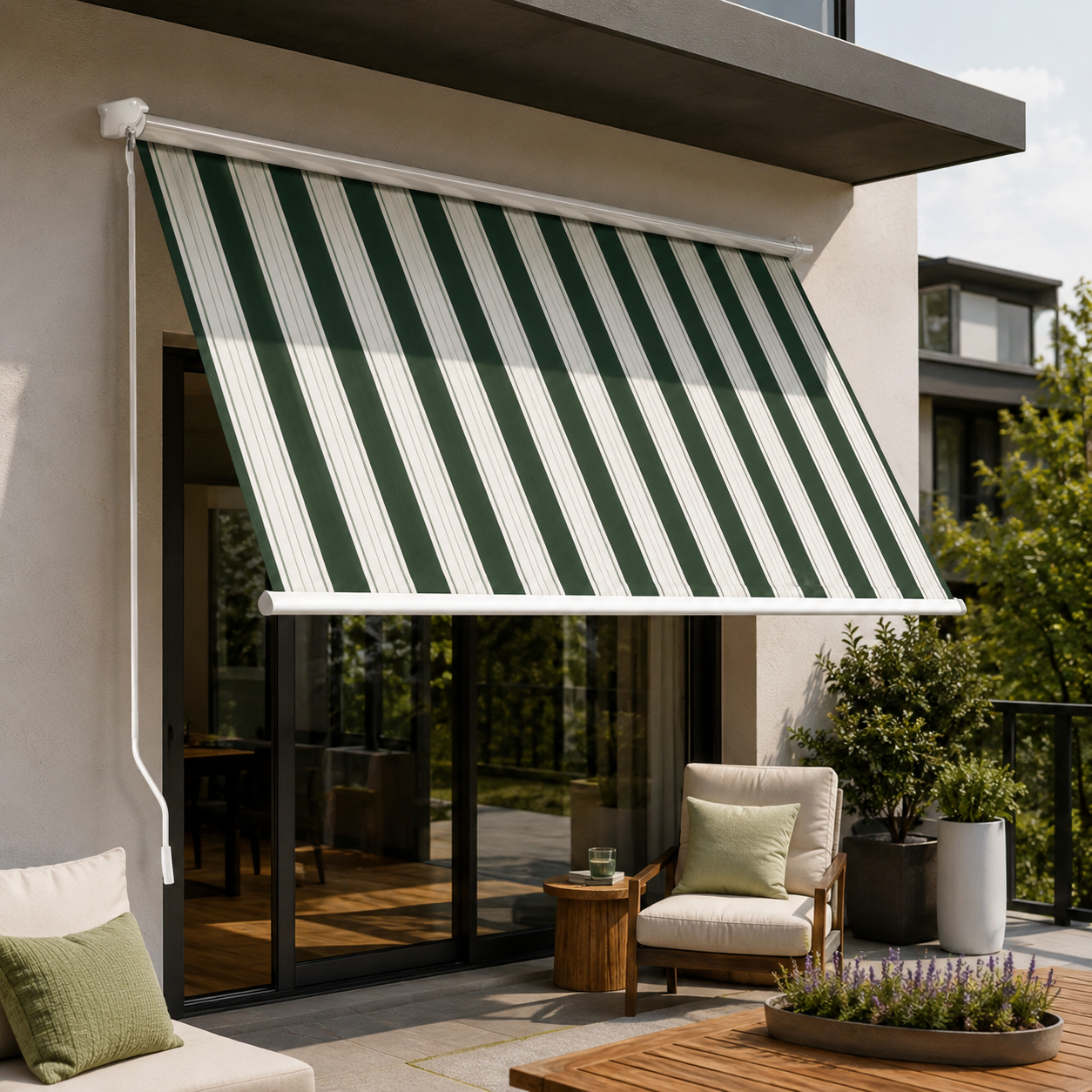TENDA DA SOLE A CADUTA CASSONATA