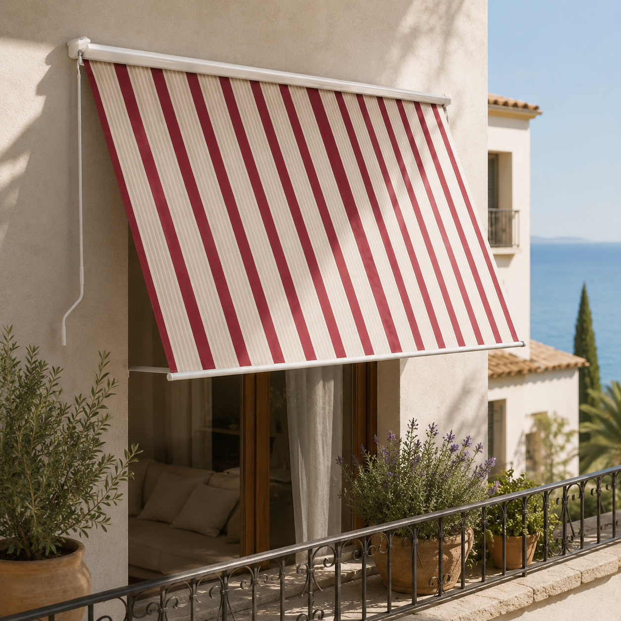 TENDA DA SOLE A CADUTA CASSONATA