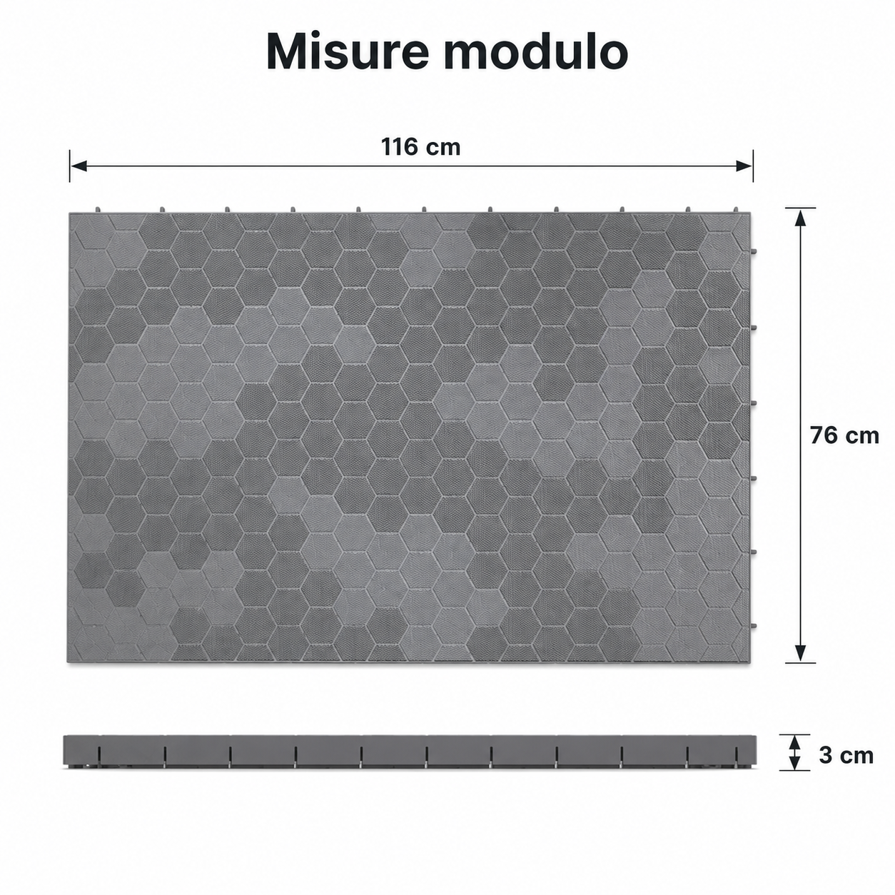 PEDANA MODULARE PER ESTERNI