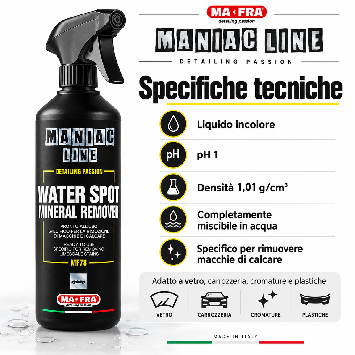Water Spot Mineral Remover - MA-FRA Maniac Line