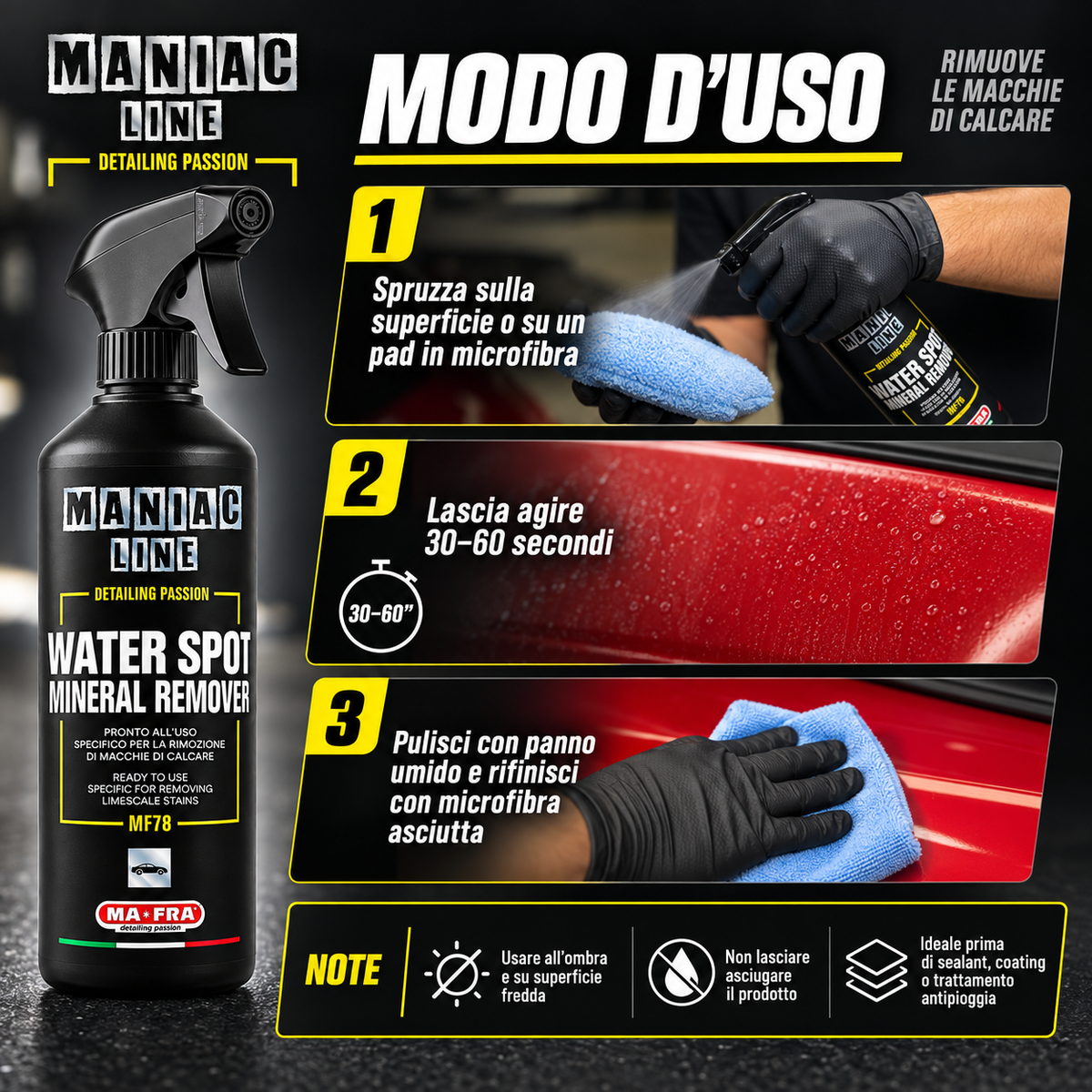 Water Spot Mineral Remover - MA-FRA Maniac Line