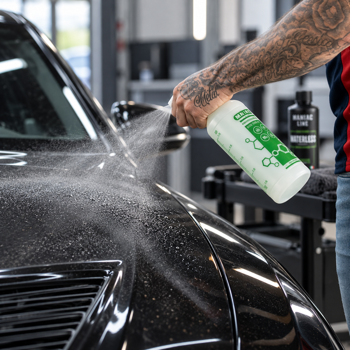 Waterless Lavaggio auto senz'acqua - MA-FRA Maniac Line