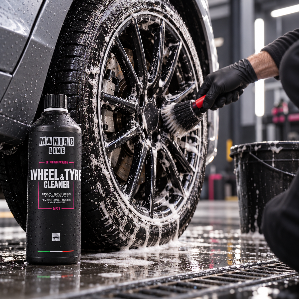 Wheel & Tyre Cleaner pulitore professionale ruote - MA-FRA Maniac Line
