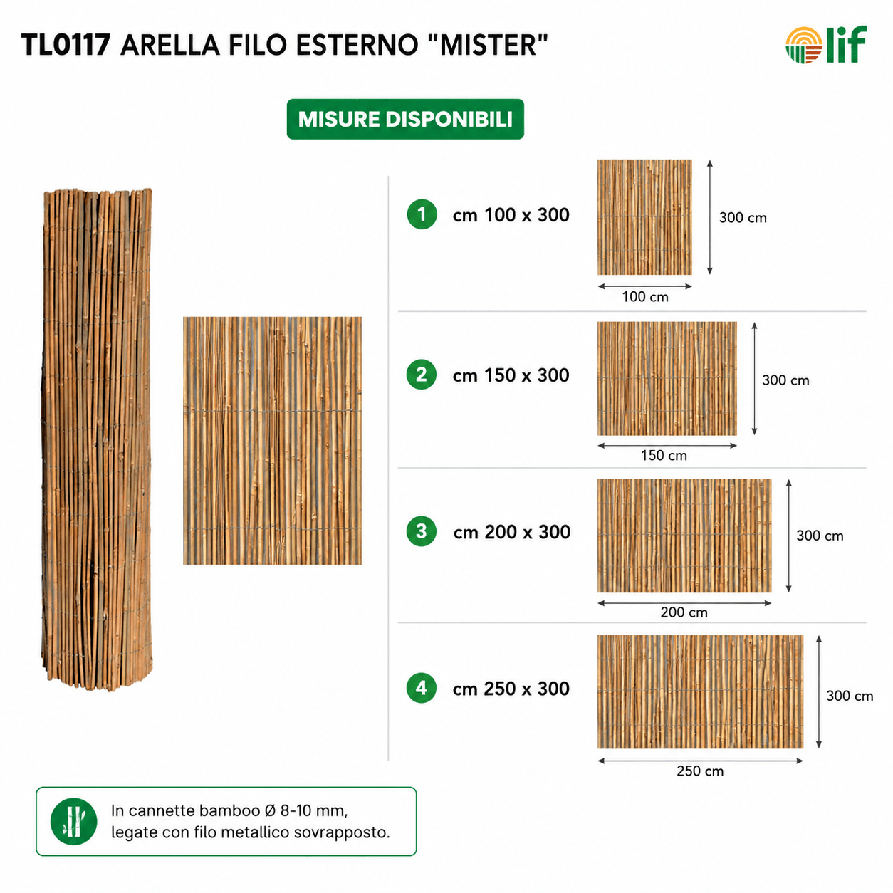 ARELLA BAMBÙ FILO STERNO - MISTER - ELETTROFER