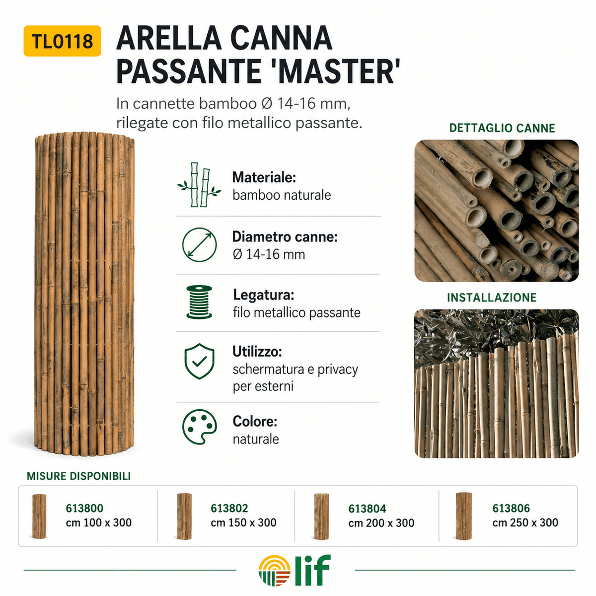 ARELLA CANNA PASSANTE 'MASTER' - LIF - ELETTROFER