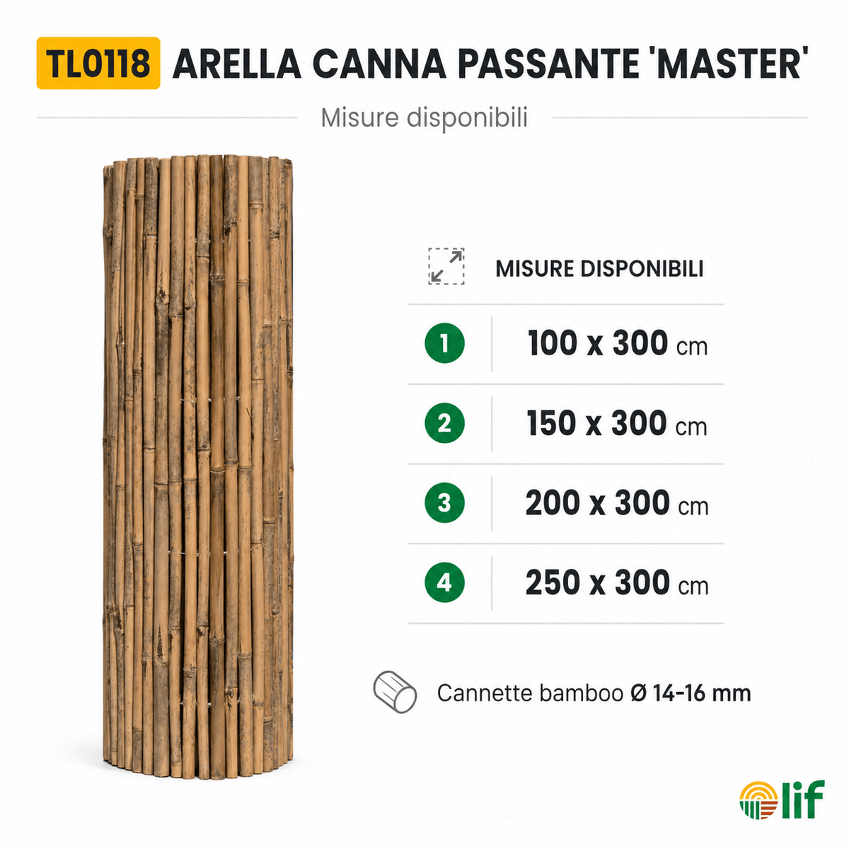 ARELLA CANNA PASSANTE 'MASTER' - LIF - ELETTROFER