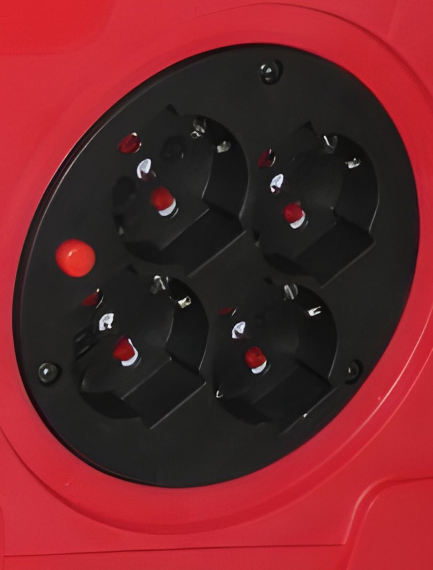 BAT AVVOLGICAVO 260 rosso 25M H05VV - F 3G1,5 nero - ELETTROFER