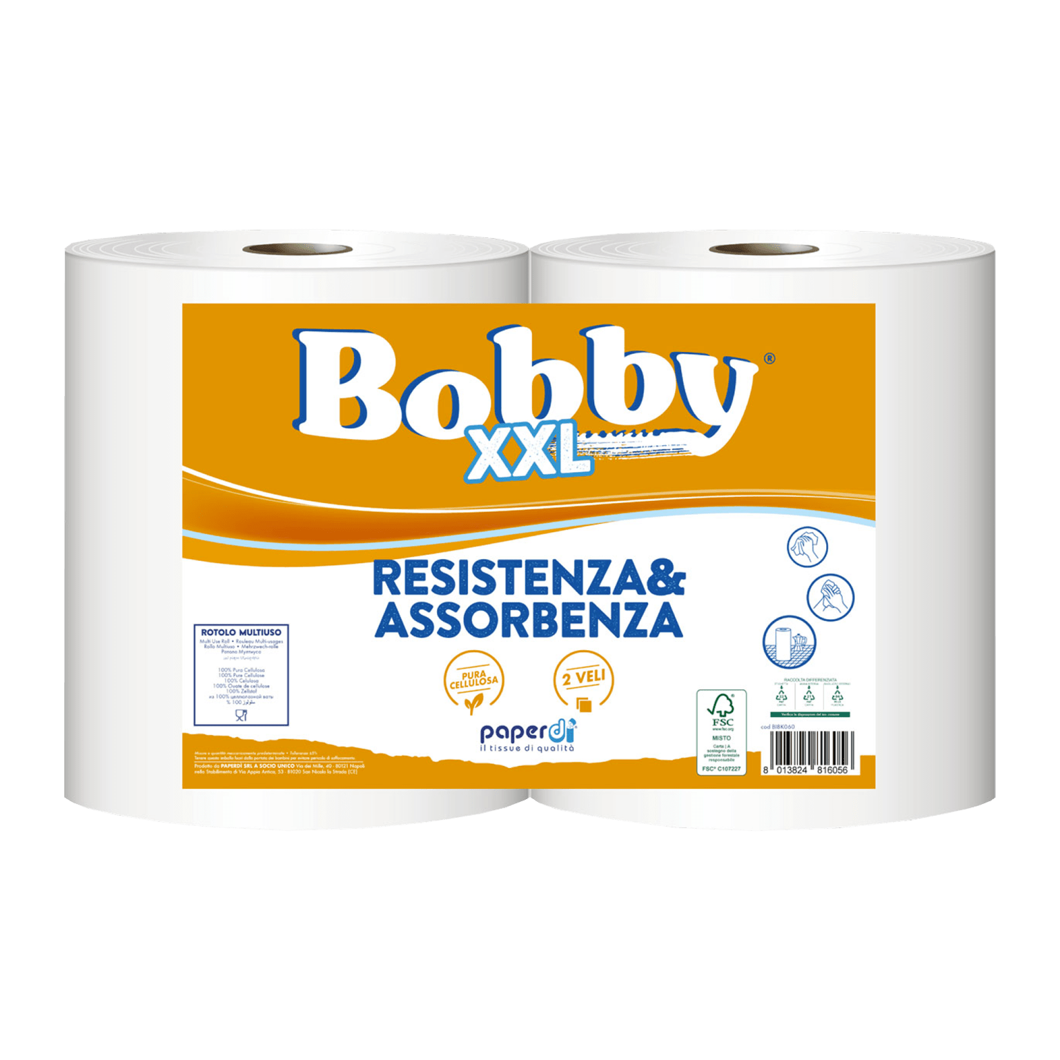 BOBINA BOBBY XXL - 2 ROTOLi - ELETTROFER
