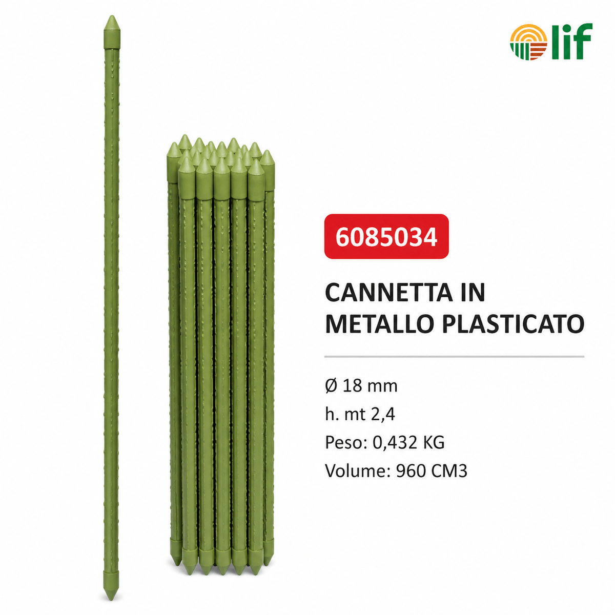 Cannetta in metallo plasticato - LIF - ELETTROFER