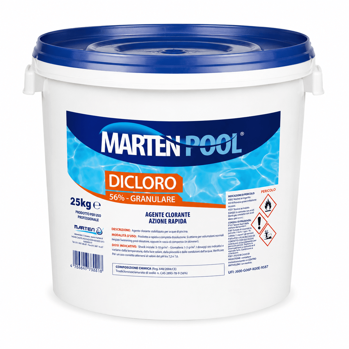 Cloro granulare Dicloro - Kg. 25 - ELETTROFER