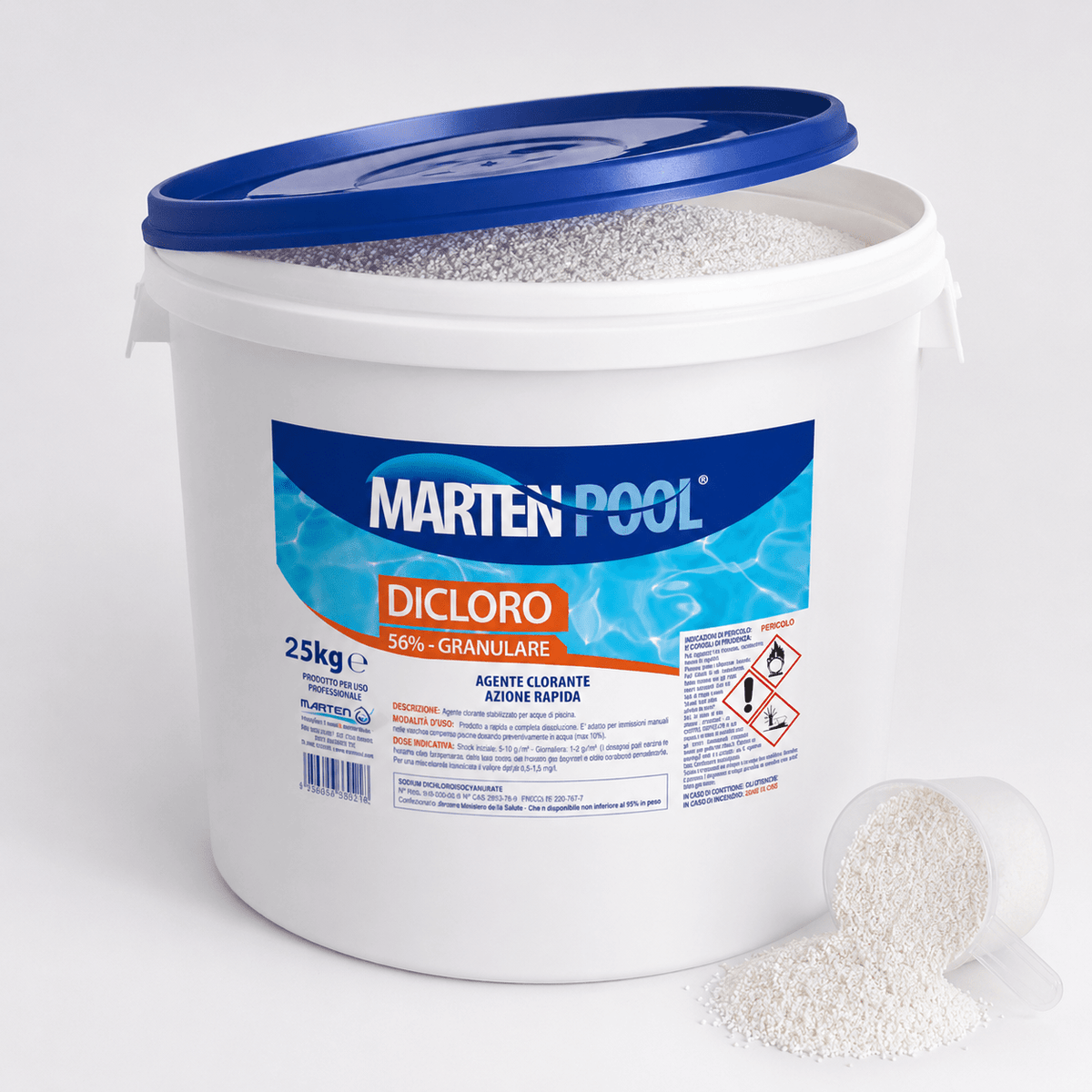 Cloro granulare Dicloro - Kg. 25 - ELETTROFER