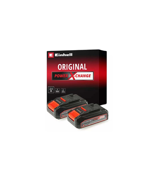 EINHELL SET DI 2 Batterie 18V 2,5Ah PXC - Twinpack CB - ELETTROFER