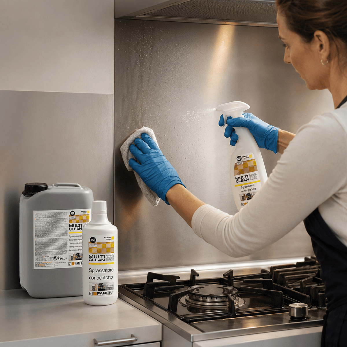 Faren Multiclean 100 Usi - Sgrassatore concentrato - ELETTROFER