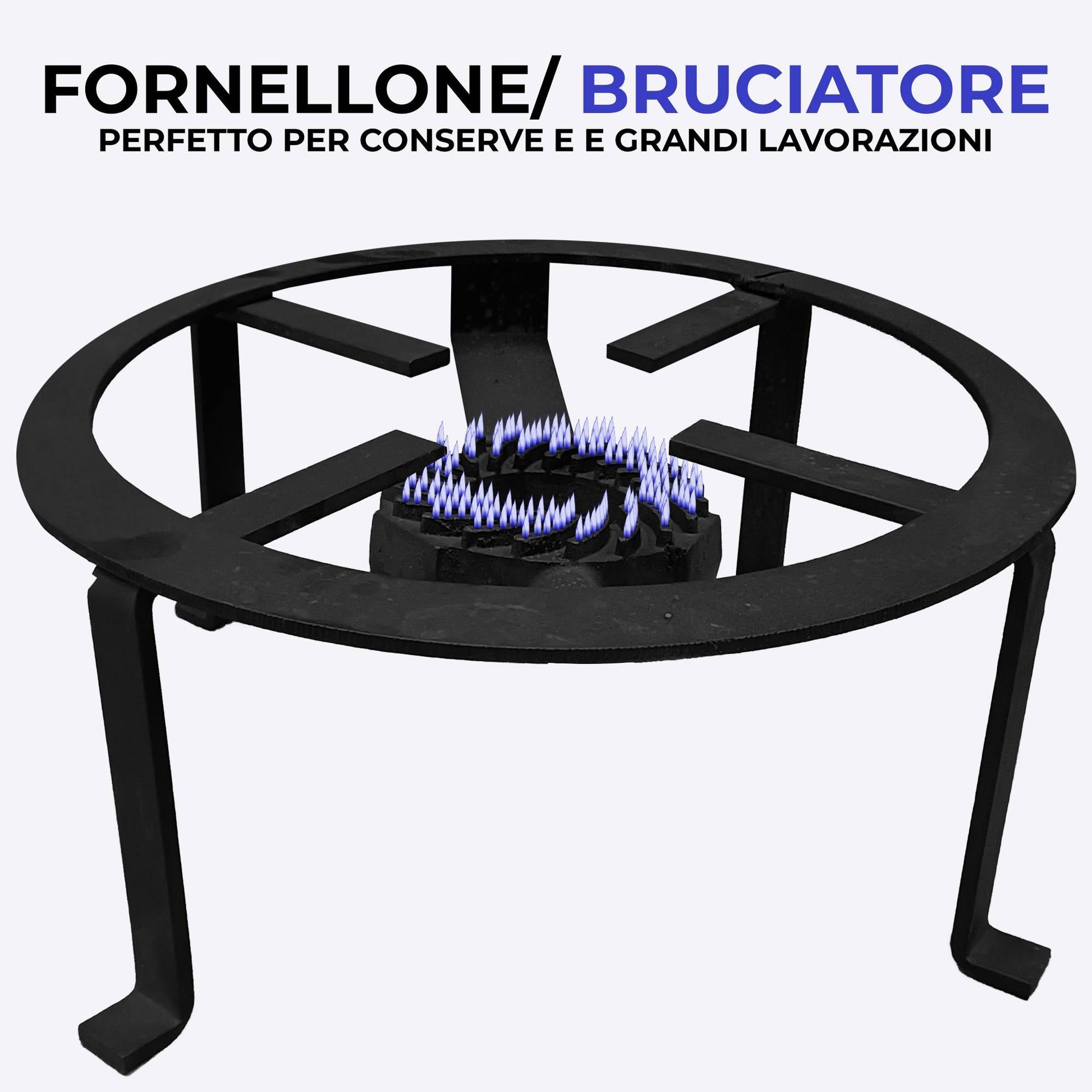 FORNELLO CON BRUCIATORE - ELETTROFER