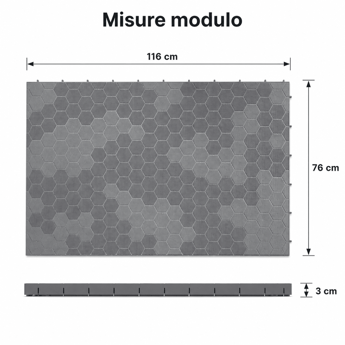 PEDANA MODULARE PER ESTERNI - ELETTROFER