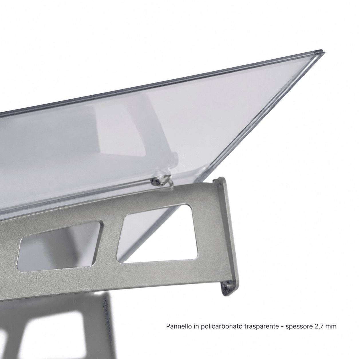 PENSILINA DA ESTERNO TRASPARENTE 100 X 190 CM - SPESSORE 2,7 MM - ELETTROFER